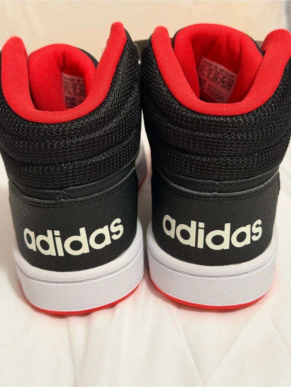 🆕 Adidas Hoops Mid 2.0 K High-Top Basketball Sneakers Boys Size 2.5 Youth